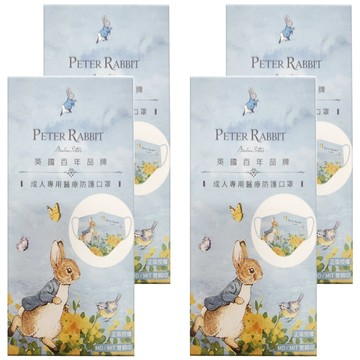 PETER RABBIT 比得兔 凱瑪適醫療級平面口罩 FM594C  盛夏光年  5片  4盒