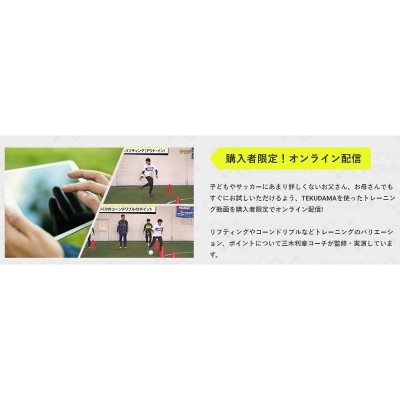 サッカーボール テクニック上達専用サッカーボール テクダマ TEKUDAMA 