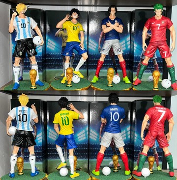 海賊 航海王COS世界杯 路飛 山治 艾斯 索隆 GK模型擺件手辦批發