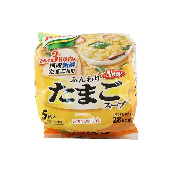 味の素　クノールふんわりたまごスープ　5食　34g※返品不可