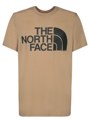 The North Face Logo Print T-shirt Beige