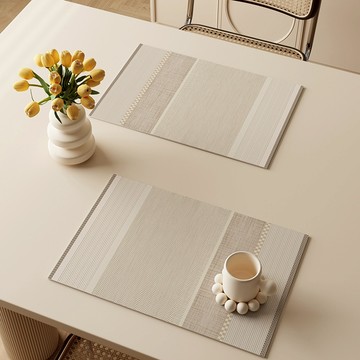 侘寂風隔熱餐墊 日式簡約防滑桌墊 耐熱防燙 好清潔防水餐墊 文青餐桌裝飾 居家咖啡廳餐墊 隔日到貨