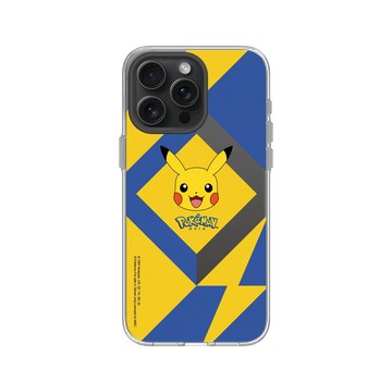 iPhone 15 Pro Max Clear 透明 - 寶可夢 Pokemon - 幾何閃電-皮卡丘