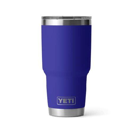 YETI Rambler 30 oz Tumbler, Stainless Steel, Vacuum Insulated with MagSlider Lid, Offshore Blue