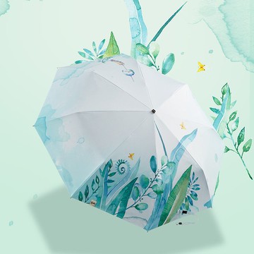 【新升級】Boy 輕版雙面摺疊雨傘 - BY3103 盛夏光年 (禮盒版)