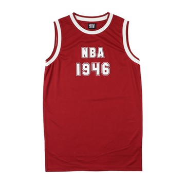 NBA 女款 長版印花 網布球衣