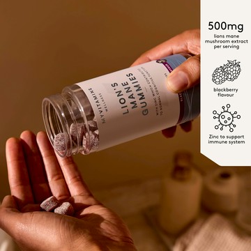 Lion's Mane Gummies - Blackcurrant