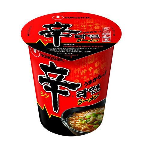 農心　辛ラーメン　カップ　68g(めん55g)