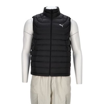 Puma 基本系列 Packlite 男款 黑色 亞規 可摺收 羽絨 保暖 背心 69346101