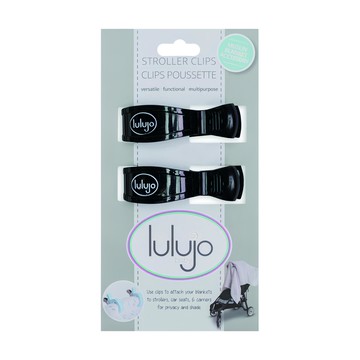 lulujo 多功能安全夾 嬰兒車夾  黑  1組