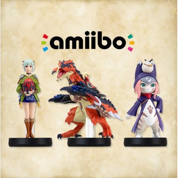 【AS電玩】 Amiibo 魔物獵人 破滅之翼  艾娜  破滅火龍  月路 魔物獵人物語系列