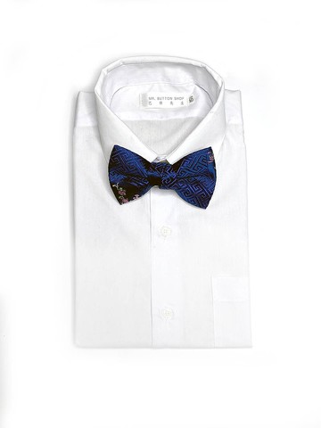 圓與花的配置 領結 Bow ties