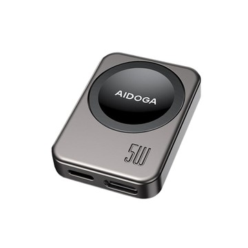 LQ MAG4041 星航U系列Apple Watch全系列磁吸無線充電器5W 槍黑