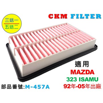 【CKM】馬自達 MAZDA 323 ISAMU 原廠 正廠 型 油性 濕式 空氣蕊 芯 空氣濾清器 引擎濾網 空氣濾網