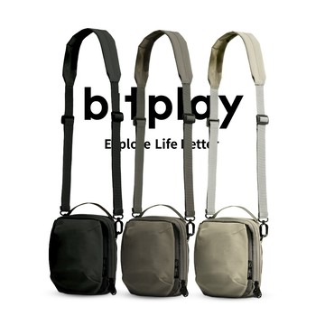 【bitplay】Essential 0.8L 隨行手機包-探索黑/輕量防水隨身小包/大手機斜背收納包 /旅行護照票卡收納包