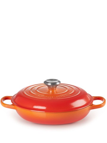 Le Creuset - Tegame Casserole dish - unisex - Cast Iron/Enamel/stainless steel - One Size - Orange