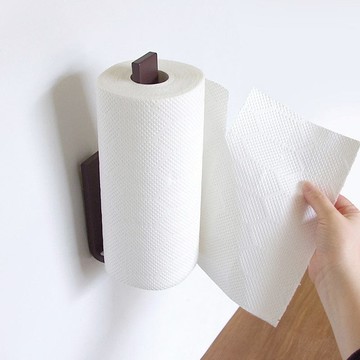 PLYS base無痕貼掛式廚房紙巾架-2色可選 潔白