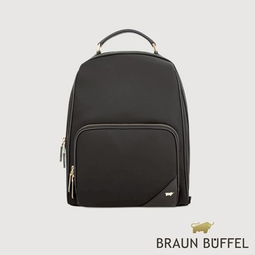 【BRAUN BUFFEL】瑪普爾 大後背包-黑色(德國小金牛台灣總代理)/BF837-73-BK