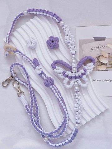 【可客製】蝶兒手機掛繩