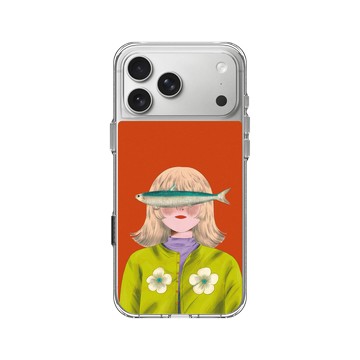 iPhone 17 Pro Max Clear Case（相機按鈕） 透明 - Chubbynida - 魚眼少女
