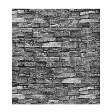 Sunland 立體磚壁貼-復古黑磚3mm - 10入組(WP3D008-10P)