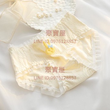 內褲舒適卡通兔子純棉襠內褲包臀日系親膚少女款小清新時尚女士三角褲【聚寶屋】