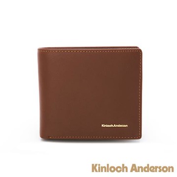 【金安德森】Moore 左右翻雙窗式短夾-栗葉棕