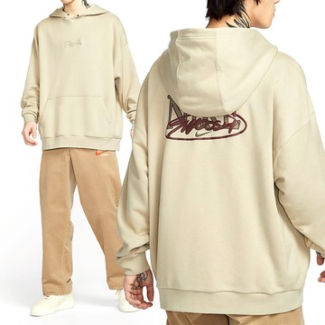 Nike Club FT OS Po HDY OPP1 男款 卡其色 連帽 帽T 寬鬆 運動 長袖 HV4722-251