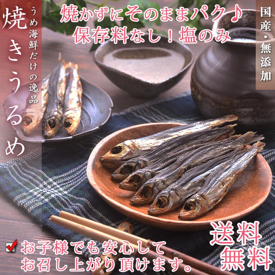 干物 国産 小魚 焼きうるめ うるめイワシ丸干し 32g×2個（ 無添加 塩のみ おつまみ つまみ ）焼 うるめいわし 焼うるめ 食べる小魚 めざし うるめ いわし