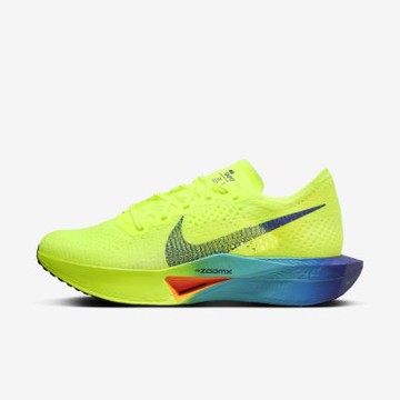Nike W Zoomx Vaporfly Next% 3 [DV4130-700] 女 競速跑鞋 馬拉松 路跑 螢光黃