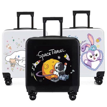 新款兒童行李箱萬向輪密碼鎖拉桿箱20寸男女旅行皮箱子學生登機箱