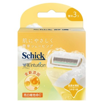 Schick 舒適牌 舒芙仕女除毛刀片 晶透煥亮  1個  3個裝