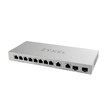 合勤 ZYXEL 無網管型12埠+2埠SFP 10G光纖 Multi-Gigabit乙太網路交換器 XGS1010-12 高速穩定 輕鬆擴展網路  1個