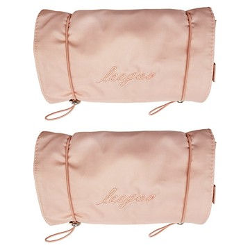 四合一收納包 Set 可拆卸化妝包 聚脂纖維材質  煙粉色  23 x 54.5cm