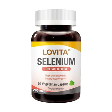 LOVITA愛維他 螯合硒200mcg(60顆素食膠囊)(胺基酸螯合硒 好吸收)