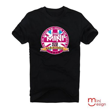 Minidesign-THE MINI標章潮流設計短T 五色