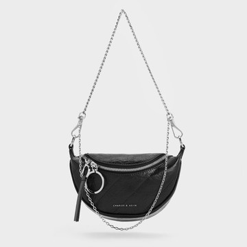 Philomena 鍊條半月斜背包