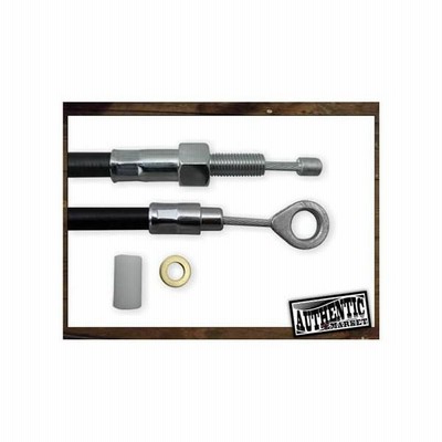 86〜03年XLモデルブラッククラッチケーブル約129cm　Premium Cable