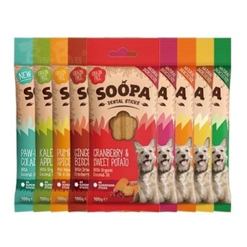 Soopa舒趴 潔牙棒系列 100g 2入 (11種口味可挑選)