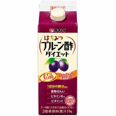 タマノイ酢　はちみつプルーン酢ダイエット濃縮タイプ　500ml　GTP　12本入