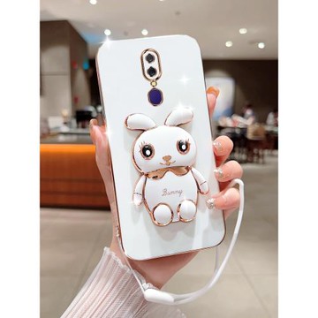 oppoA9手機殼兔子支架A9X新款立體卡通oppoA9X可愛保護套A9全包防摔抖音同款時尚高端創意網紅潮牌高級適用于