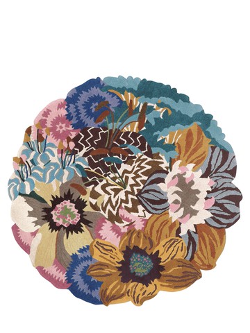 Rajmahal Round Wool Rug