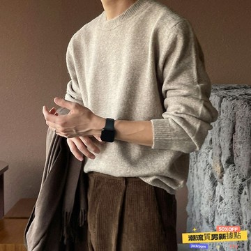 ✨質感上新⚡ 毛衣長袖 針織衫 男 長袖 打底 日係 復古 寬鬆 慵懶 加厚 內搭 毛衣 高級 日係復古 男長袖
