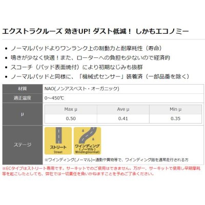 スイフト ZC13S ZC53S ZD53S 17/01〜 ブレーキパッド リア DIXCEL