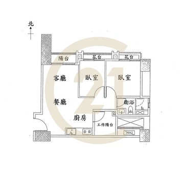 ✨北屯老人復健綜合醫院✨邊間2房平車視野優美✨｜台中市北屯區太安中街