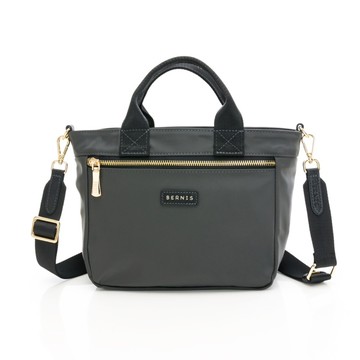 BERNIS 尼龍系列 隨行輕巧小方包 灰色 防潑水尼龍