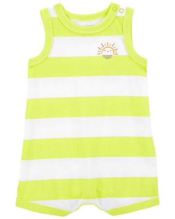 Baby Striped Jersey Romper