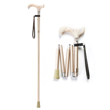 Merry Sticks 悅杖 皇家系列施華洛世奇水鑽 EZjoint折疊手杖-珍珠玉白 (單支)_輔具【杏一】