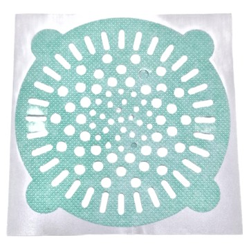拋棄式排水孔毛髮地漏貼 20片 綠色小號 10cm  1組