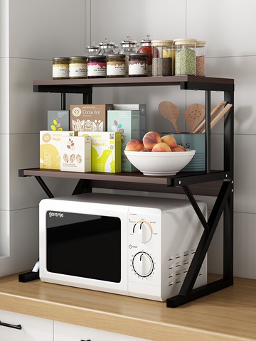 微波爐置物架 廚房置物架家用多層微波爐桌面收納架多功能臺面收納用品調料架子 【CM9800】